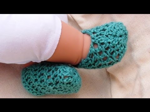 Summer Crochet Baby Booties by Crochet Hooks You  YouTube