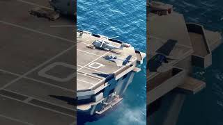 Crazy F-35 pulls off stunning go-around near carrier deck #aviation #usa #f35