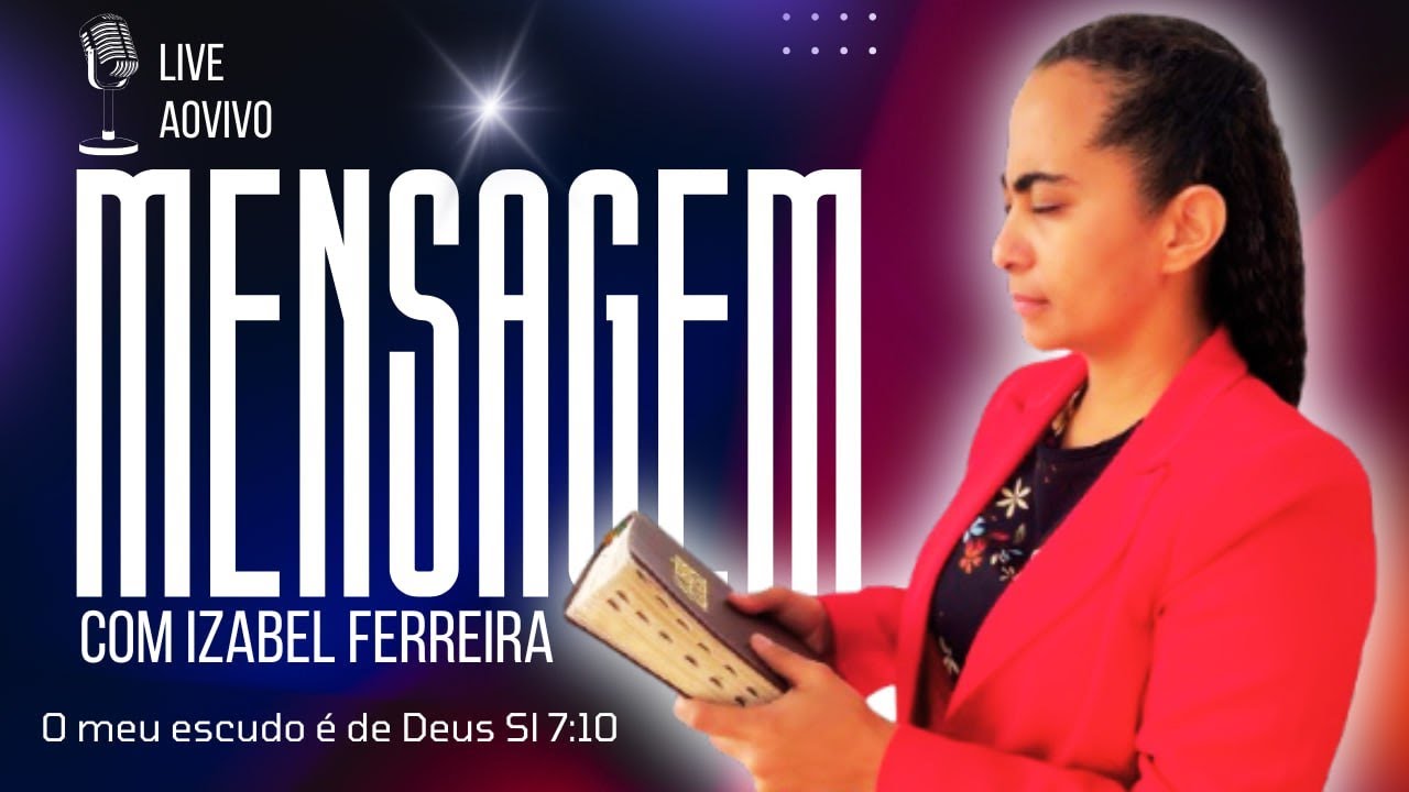 11/11/2024 - PREGAÇÃO COM  IZABEL FERREIRA |SALMOS 115:1