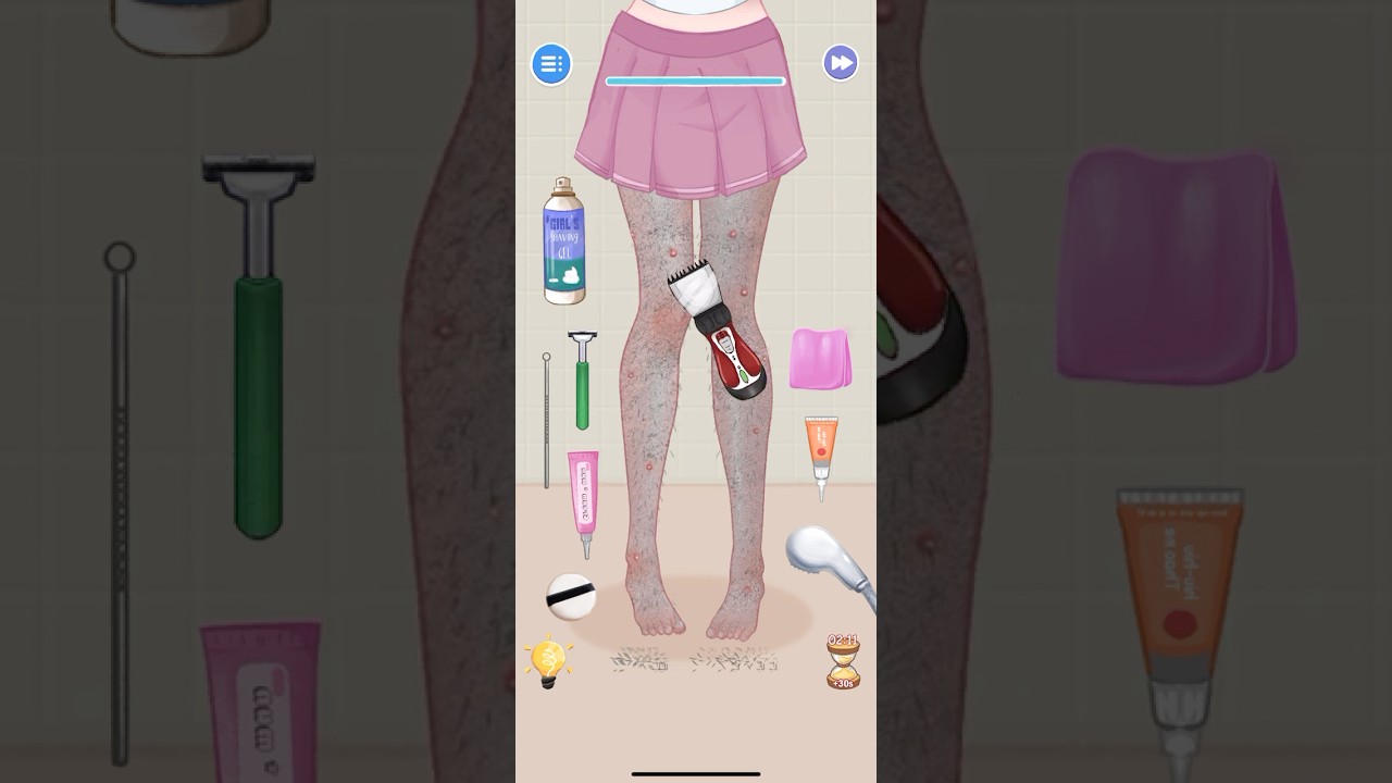 Housify Cleaning ASMR – Level 76 Walkthrough | Shave & Moisturize Legs 🪒🧴