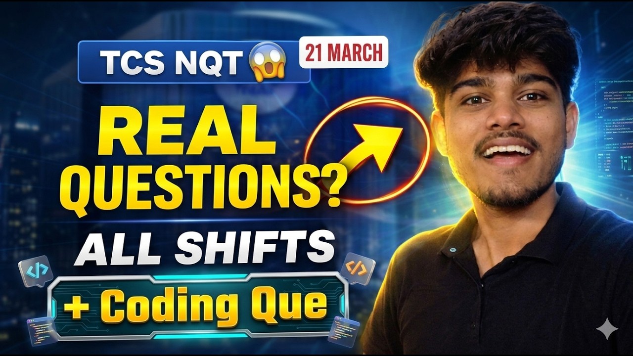 TCS 21/03/2026 2nd Shift Coding Questions | All Shift Coding PDF ...