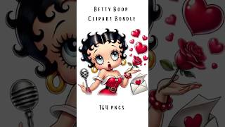 Betty Boop Clipart Bundle Latina Style screenshot 2