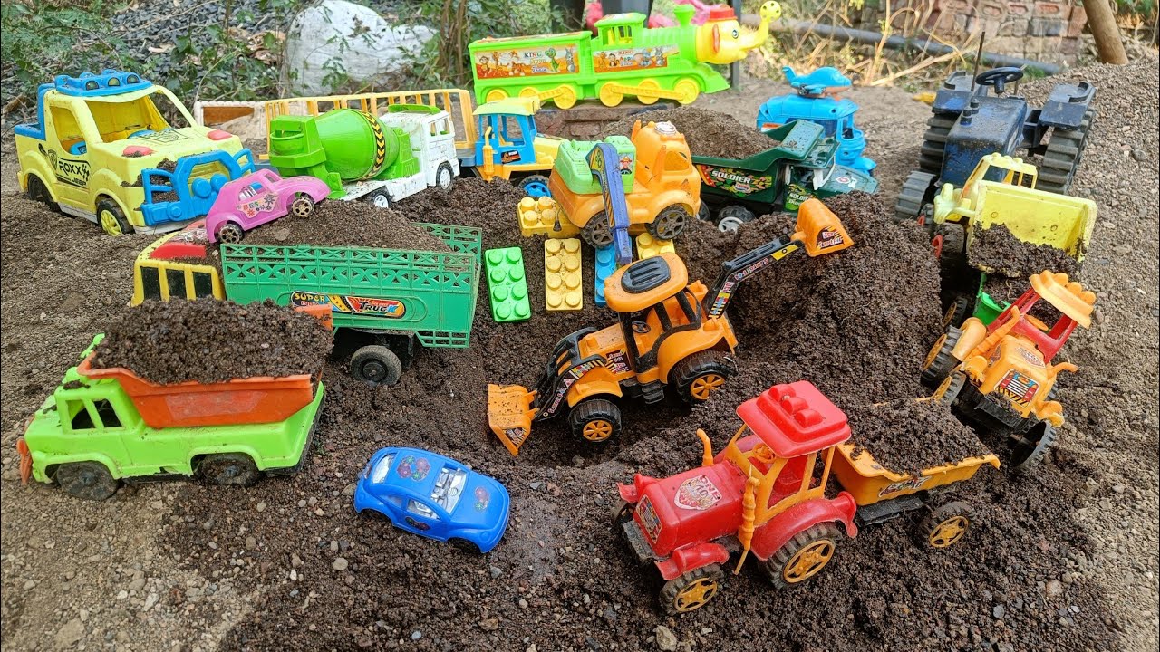 ड्राइव जेसीबी वाला कार्टून || yah Dekho bacchon hamen kitne sare khilaune mile JCB tractor dumper