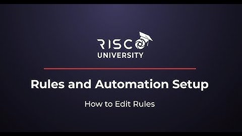 How to Edit Rules on RISControl