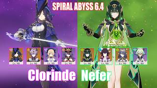 Download Lagu C0 Clorinde \u0026 C0 Nefer | Spiral Abyss 6.4 | Genshin Impact MP3