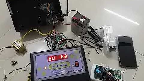 Retro-fitted IoT enabled digital weigh scale- ESP32, ESP8266, Arduino, LoRa