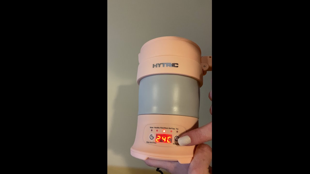 How To Use HYTRIC Travel Electric Kettle, 700ML Foldable Small Electric Kettle  Unboxing