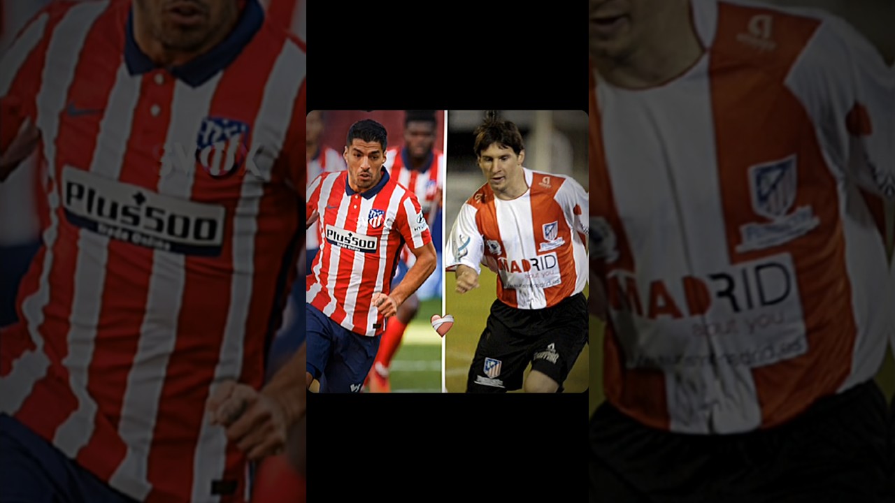 Messi and Luis Suarez at Atletico Madrid 🇪🇸  ☠️ 