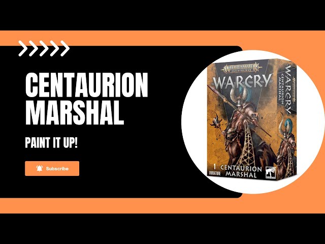 Warcry Centaurion Marshal Unboxing and Review – Warhammer Age of Sigmar –  Sprues & Brews