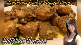 Buttered Chicken Recipe | Pwedeng Pagkakakitaan at Madaling gawin at Lutuin | CymerzVlog