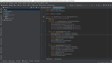 Calculadora con Botones Android Studio