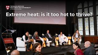 Details Harvard @ Climate Week NYC | Extreme heat: is it too hot to thrive Update