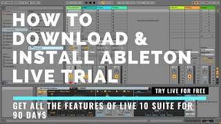 HOW TO DOWNLOAD & INSTALL ABLETON LIVE 10 TRIAL | ABLETON LIVE 10 SUITE FREE FOR 90 DAYS (2020) screenshot 2