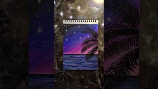 Easy landscape painting for beginners l  #acrylicscenery  #landscape  #acrylicpaintingtechniques