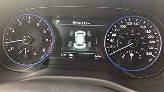 2021 Hyundai Palisade dash display walkthrough (Luxury package)