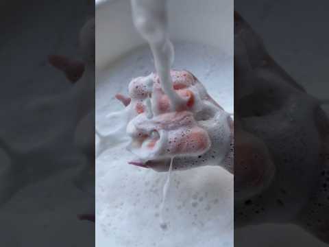 Soap 🧼 ASMR #asmr #soapasmrshorts #asmrsoap #asmrfoam #asmrsponge #waterasmr #water