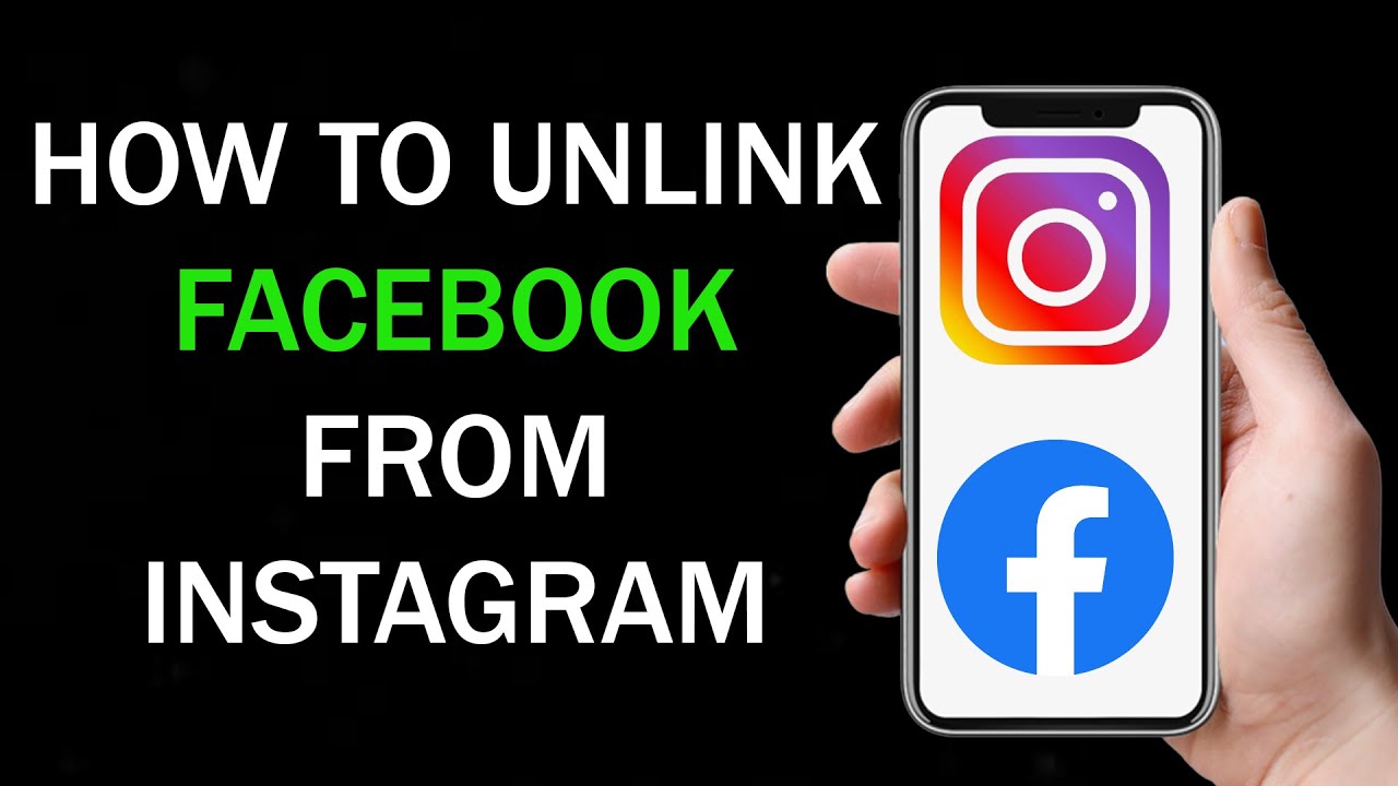 how to unlink facebook from instagram | disconnect facebook account ...