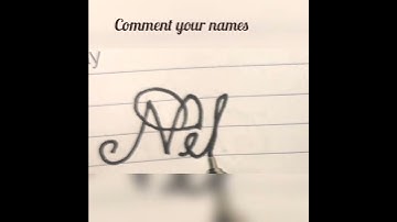 "Nehal" name in calligraphy