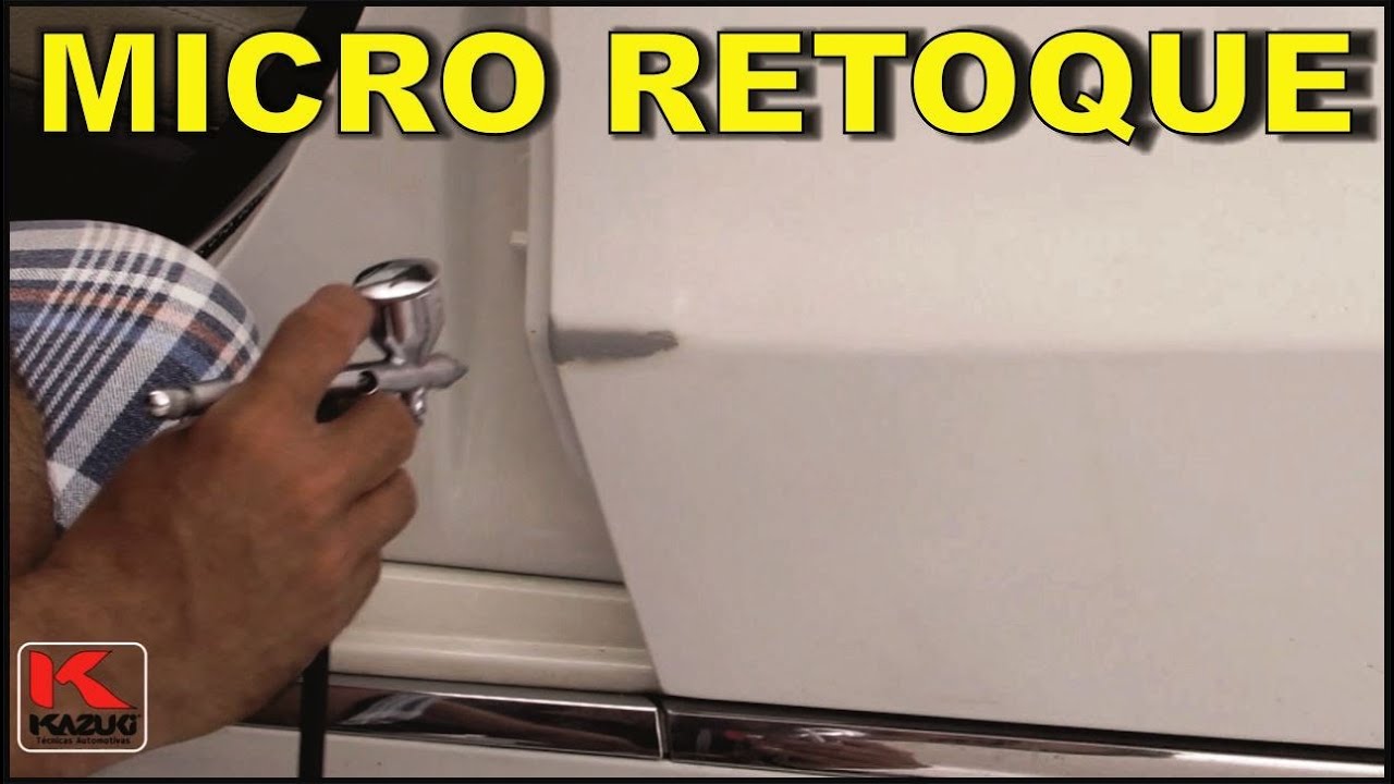 TÉCNICA AMERICANA - Como fazer Micro Retoque Automotivo - Passo a Passo