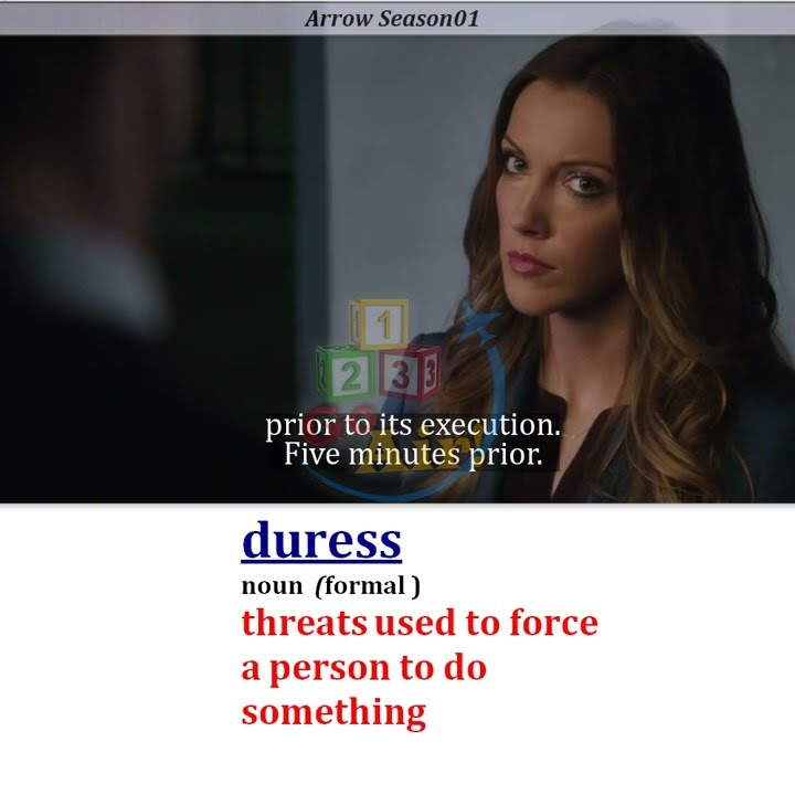 Duress - Meaning, Pronunciation, Usage | Learn English with TV Shows & Movies