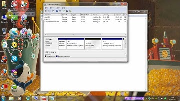 Create Partition in windows 7