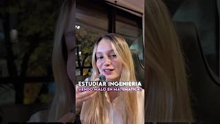 Estudiar una ingeniería siendo malo en matemática. #ingenieria #programacion