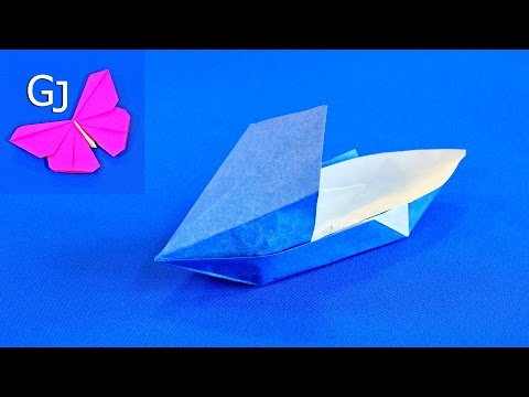 Мотоцикл оригами из бумаги
