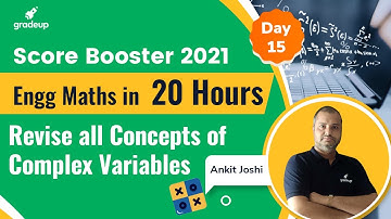 Revise all Concepts of Complex Variables | Maths in 20 Hours | By Ankit sir | Gradeup