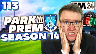 POSSIBLY MY WORST SUBSTITUTES EVER - Park To Prem FM24 | Episode 113 | Football Manager