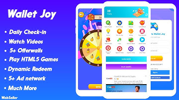 Wallet Joy android studio reward app | Create your own Earning app | Android studio