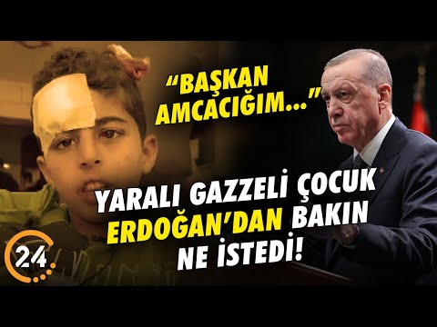 Yaralı Gazzeli Çocuk Cumhurbaşkanı Erdoğan’a Seslendi! Bakın Erdoğan’dan Ne İstedi!