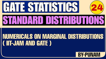Numericals on Marginal Distributions | problems | ONE SHOT | GATE STATISTICS | Statistics by Punam |