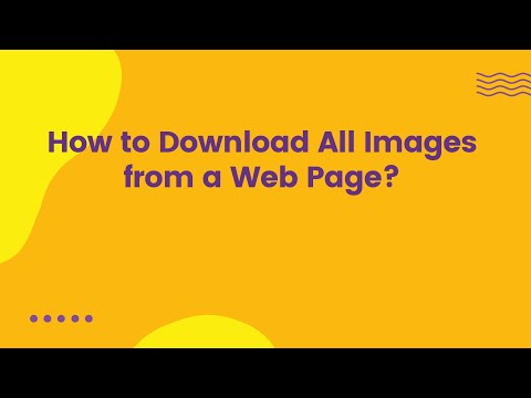 How to Download All Images from a Web Page?
