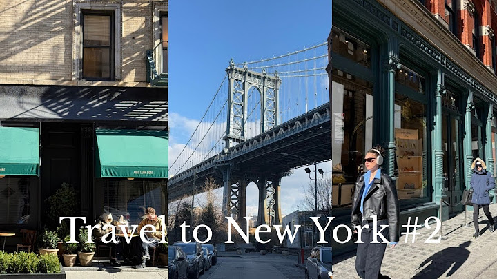 Travel vlog [NYC🇺🇸🗽] ep.2 “Concrete Jungle Where Dreams Are Made Of” 둘째날 뉴욕에서 | 덤보, 소호🛍️, 위키드 뮤지컬