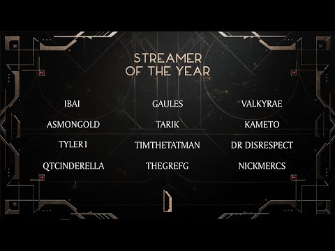 2022 STREAMER OF THE YEAR Finalists REVEALED | Esports Awards