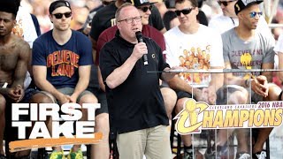 First Take Reacts To Former Cavs GM's Comments On Kyrie Irving | First Take | ESPN