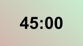 45 Minute Timer with Bomb Blast Finale  Countdown with Explosive Finish