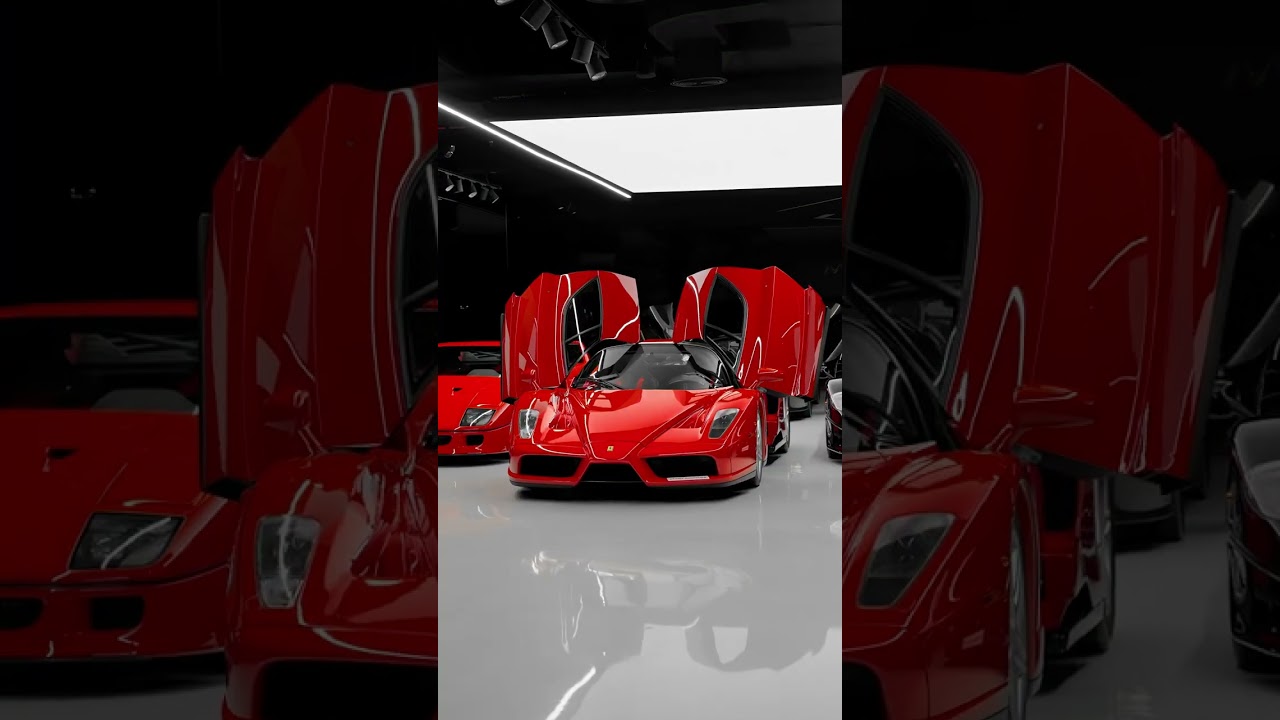 Ferrari’s most iconic collection #ferrari #fyp #enzo #laferrari #f40 #f50 #dubai 