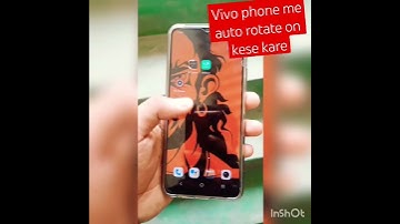 #vivo #autoscreen Vivo ke phone me auto rotate kese on kare.