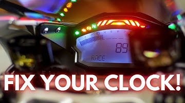 HOW TO ADJUST YOUR CLOCK ON A DUCATI! (Panigale)