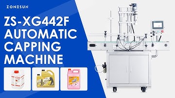 ZONESUN Automatic Bottle Capper F Style Bottle Capping Machine ZS-XG442F