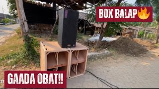 cek sound box ATV 15 inch menggunakan speaker JIC