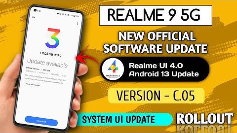 Realme 9 5g New update C.05 Review,Realme 9 5g new features, new system UI, Realme UI 3.0 Android 12