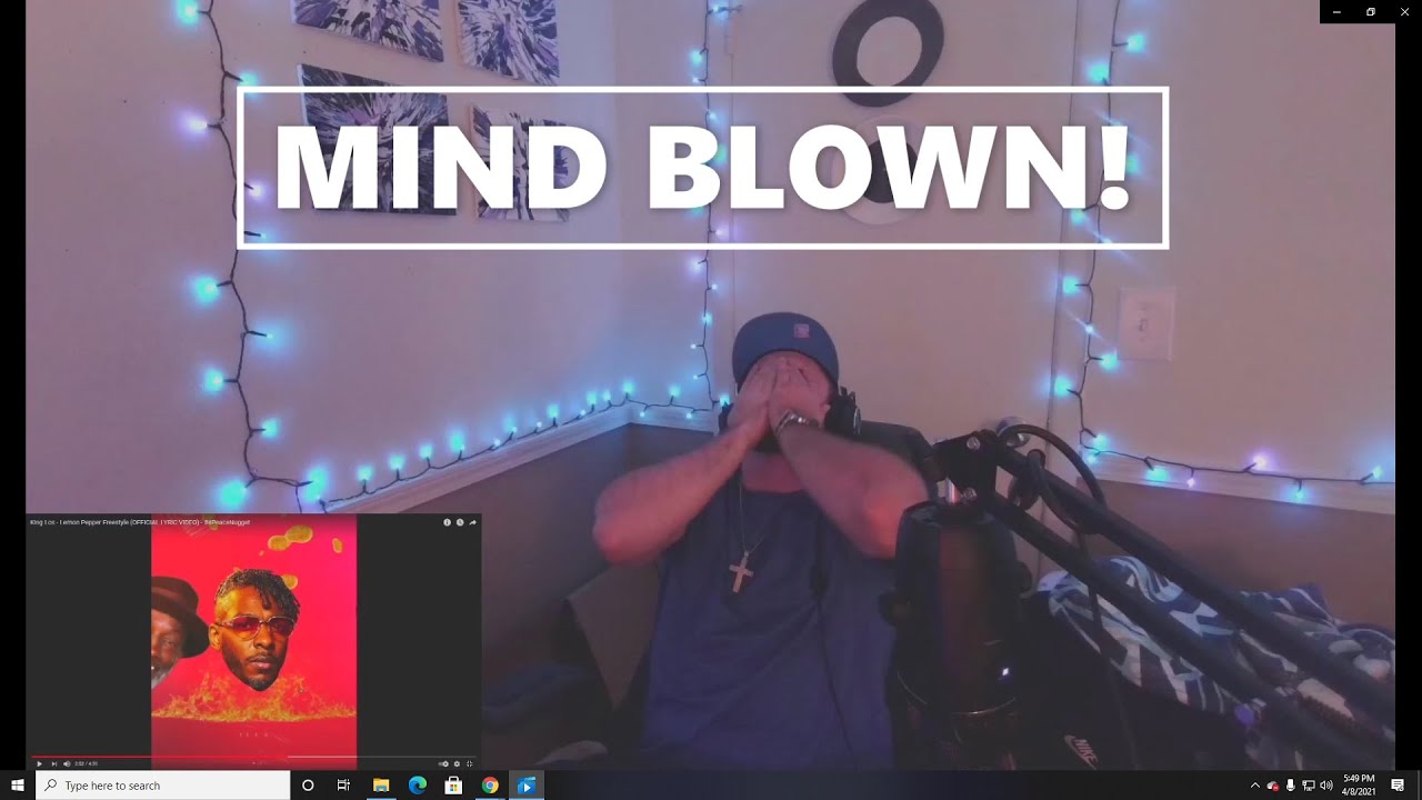 POSSIBLY THE CRAZIEST BARS I EVER HEARD! - LEMON PEPPER FREESTYLE - KING LOS (REACTION)