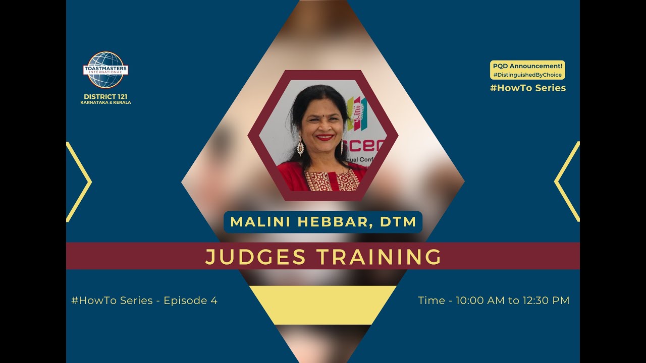 Judges Training - Malini Hebbar, DTM