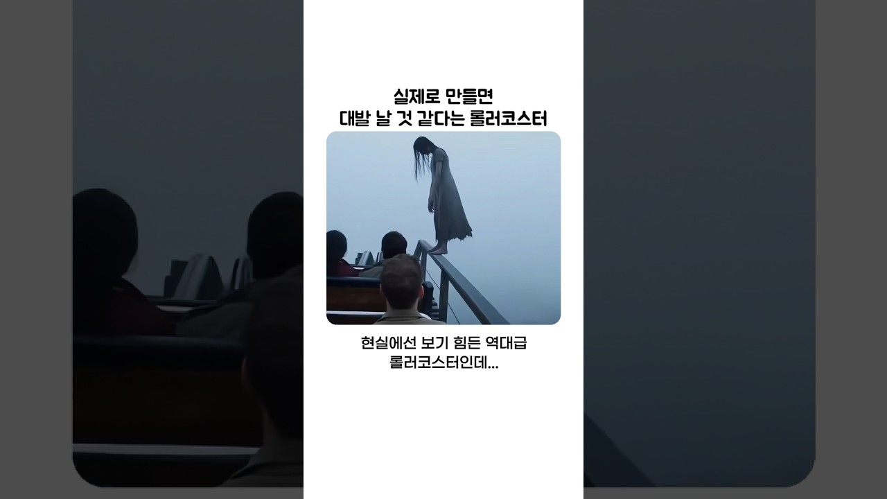 실제로 만들면 대박 터질 것 같다는 롤러코스터