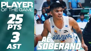 Ac Soberano Player Of The Game, 25 Pts 3 Ast Vs. Bataan Risers Mpbl Regular Season 2024
