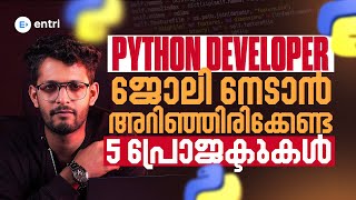 5 Python Projects You MUST Build for Jobs | Entri Coding