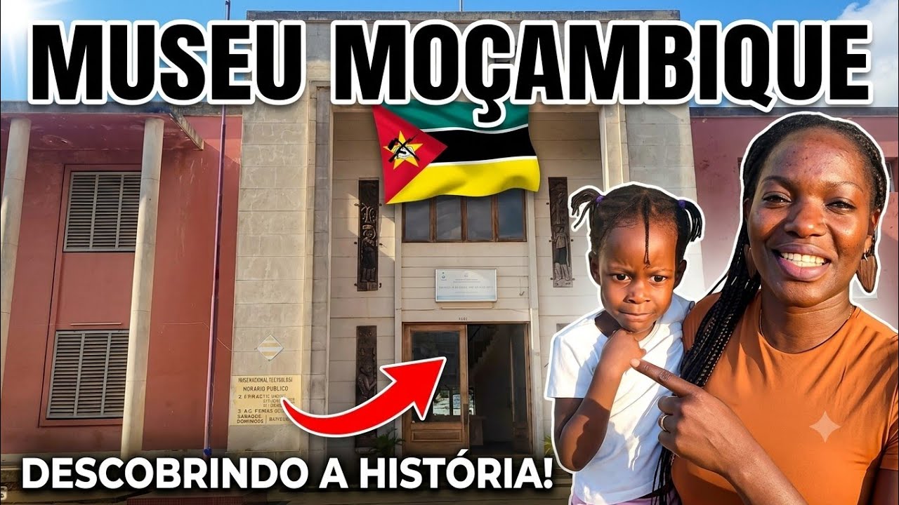 VEJA COMO É UM MUSEU EM ÁFRICA MOÇAMBIQUE 🇲🇿Um passeio em família 🥰