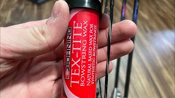 How to wax your bow string | (TIPS)